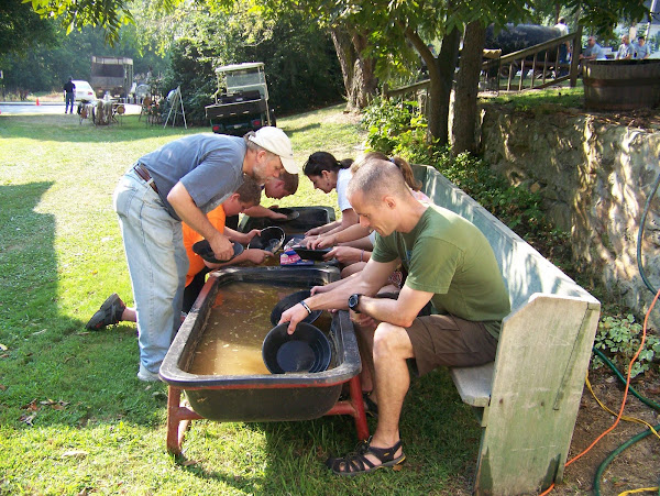 Panning for gold and gems