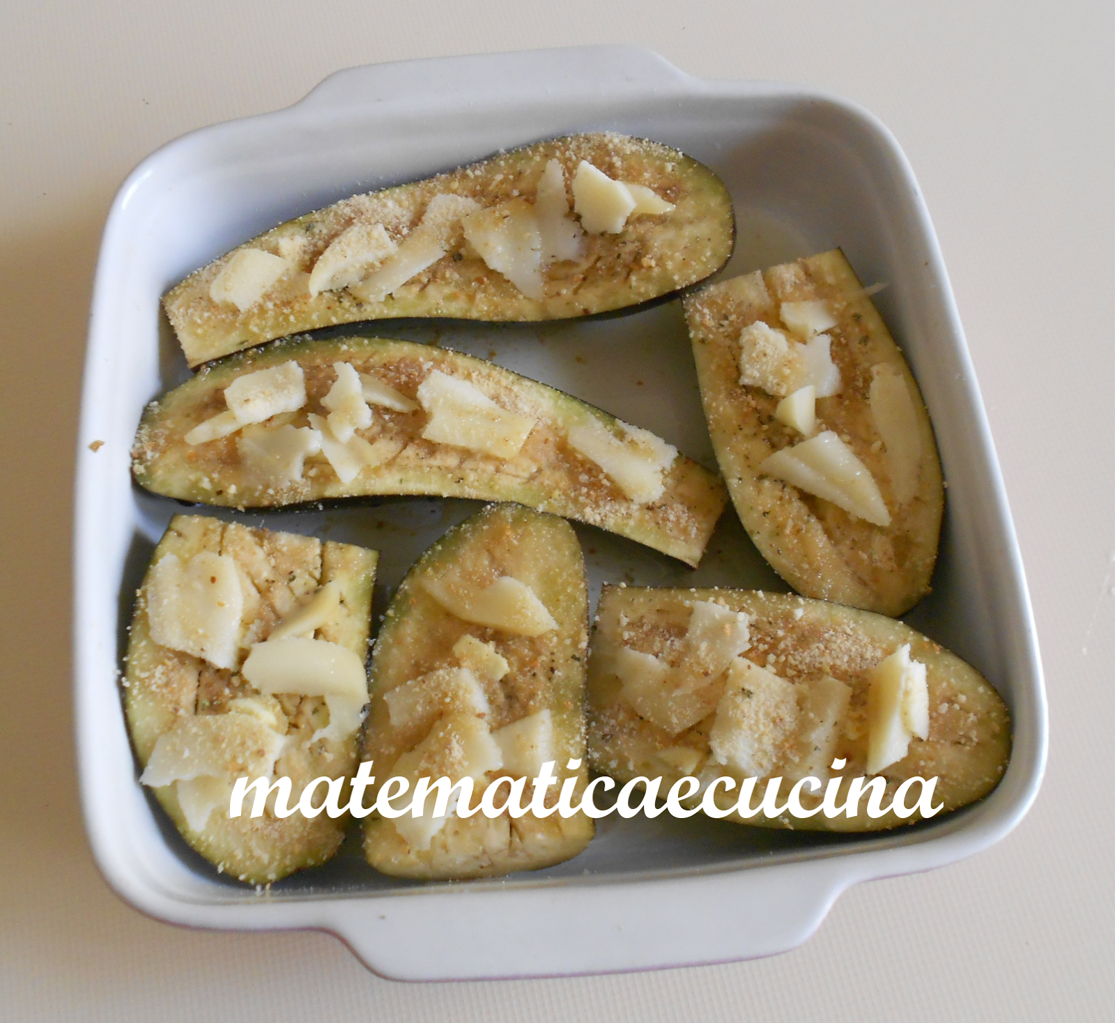 Melanzane "Spaccate" melanzane imbottite al forno da matematicaecucina