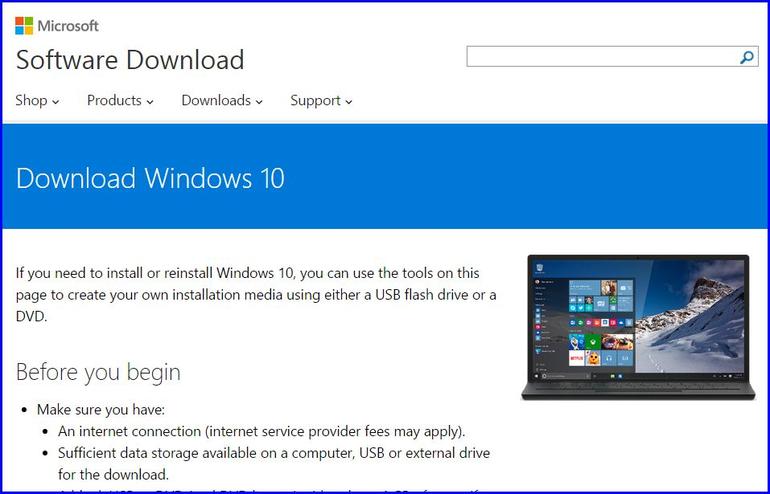 free windows microsoft 10 download