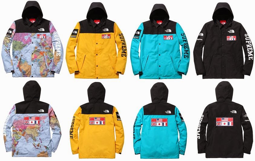 supreme north face globe jacket