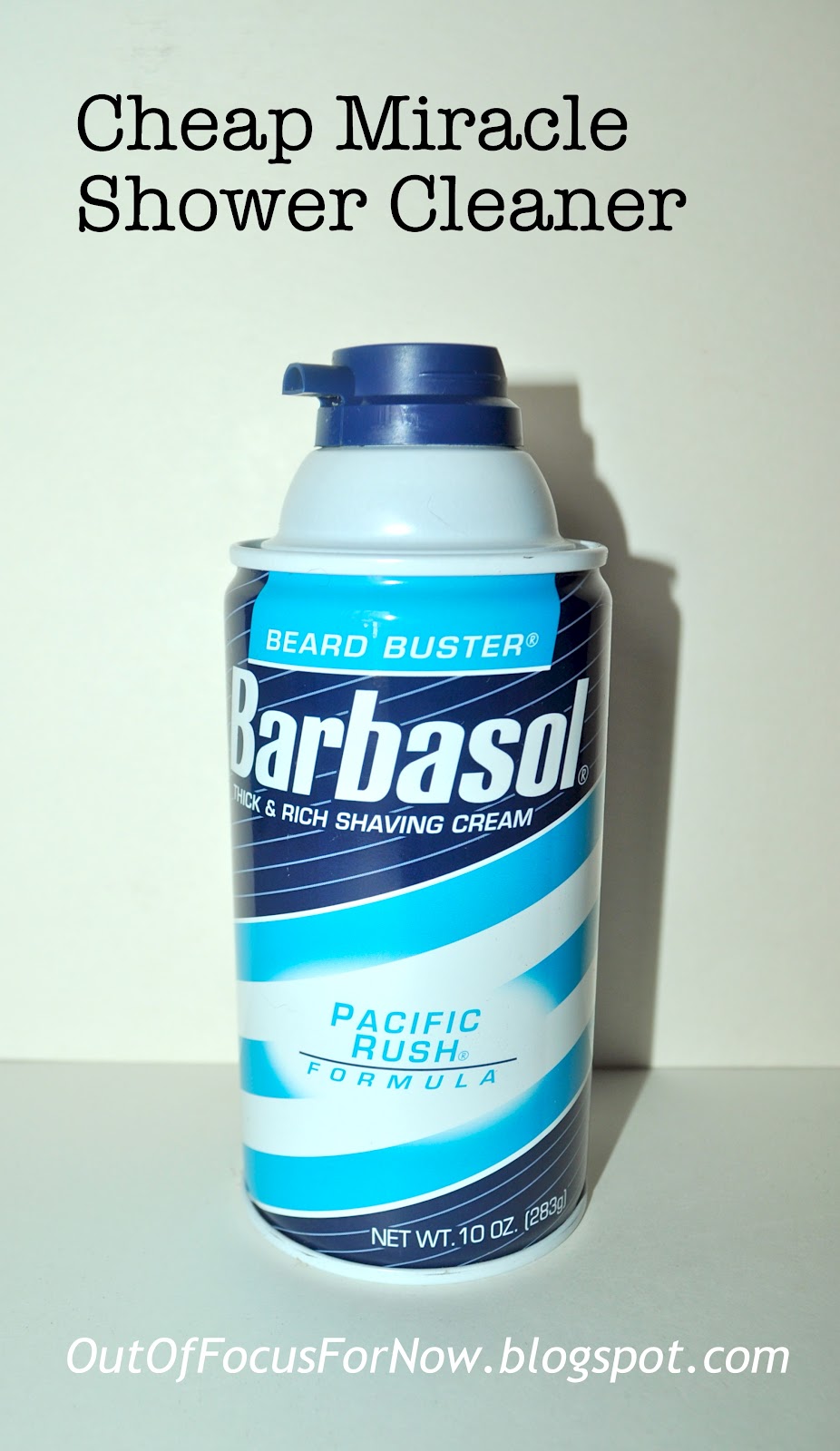 Out of Focus for now... Green/Clean Day 3 Shaving Cream Cleaner