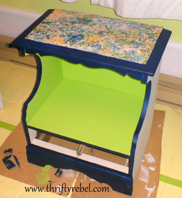 The Tweaking of My Night Table Thrifty Rebel Vintage