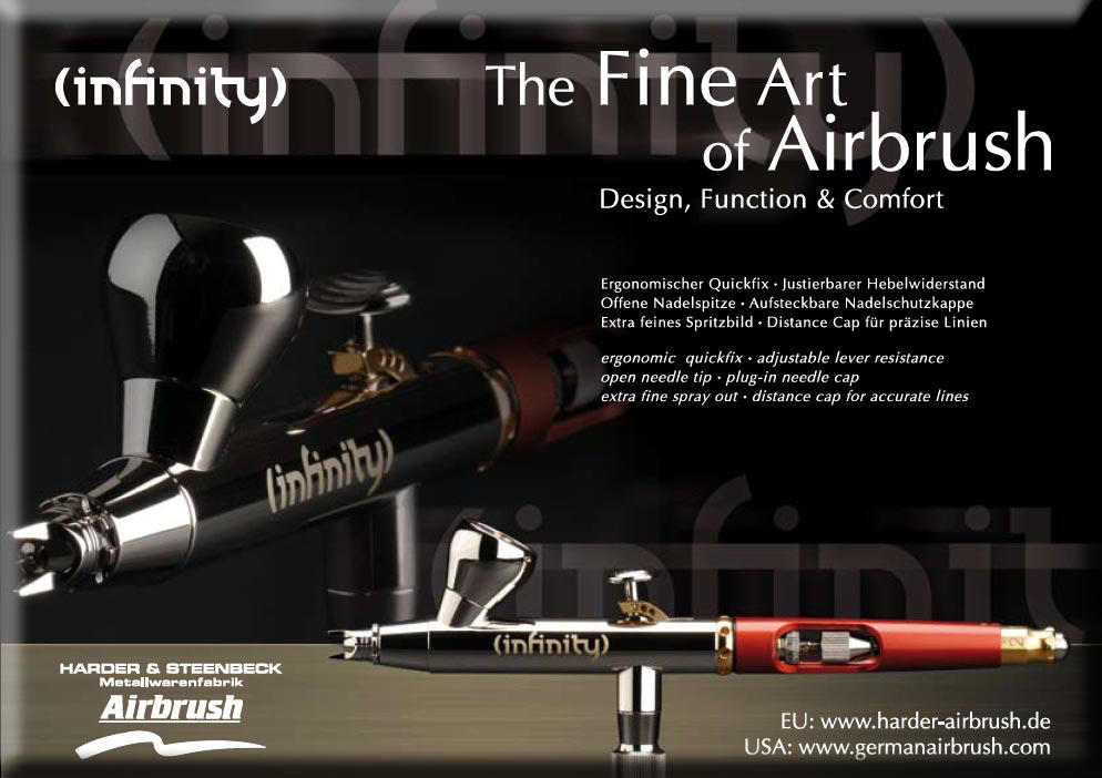 A.C.M.E. Cuyo Harder & Steenbeck Infinity 2 in 1 Airbrush