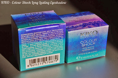 KIKO - Colour Shock Long Lasting Eyeshadow : swatches + avis