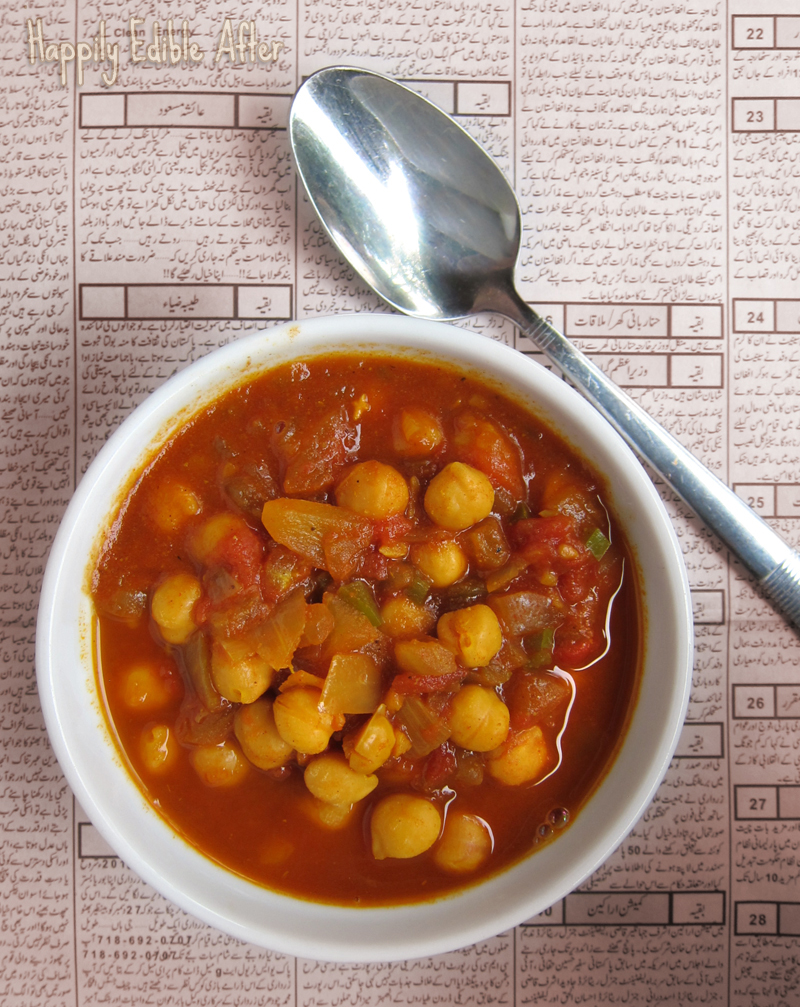 Spicy Crock Pot Chickpeas