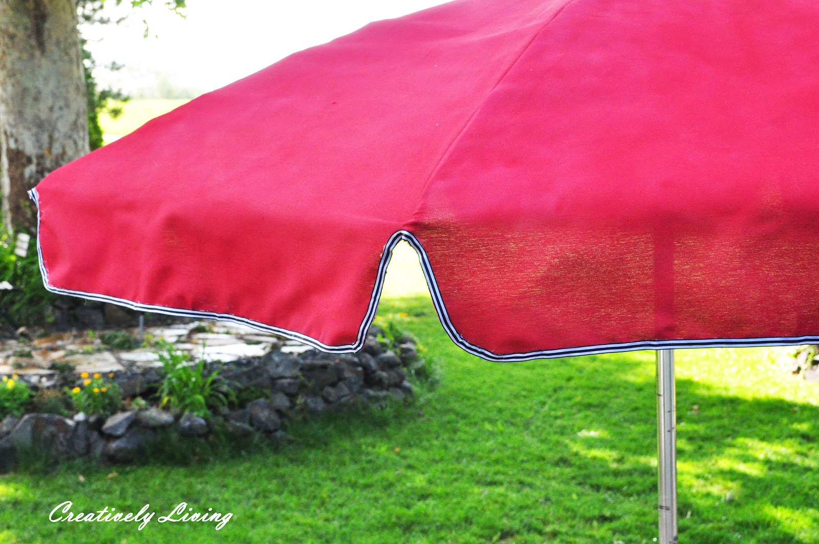 Painting your Old Umbrella Creatively Living Blog