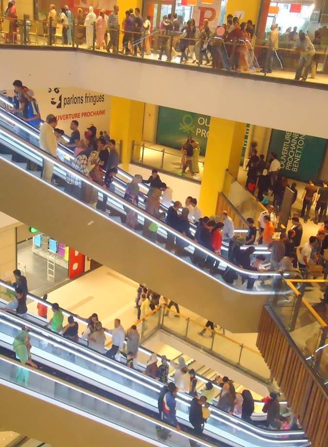 THE VIEW FROM FEZ Fez's First MultiStory Shopping Mall