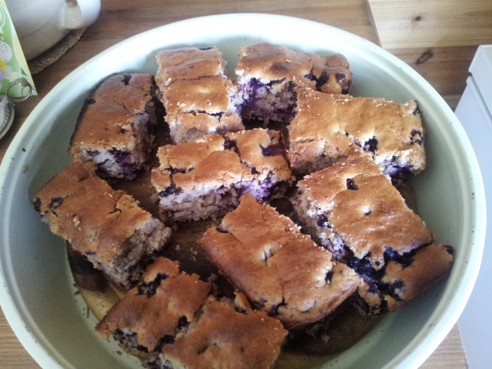 Katerina's Journal Blueberry Buttermilk Healthy Breakfast Cake
