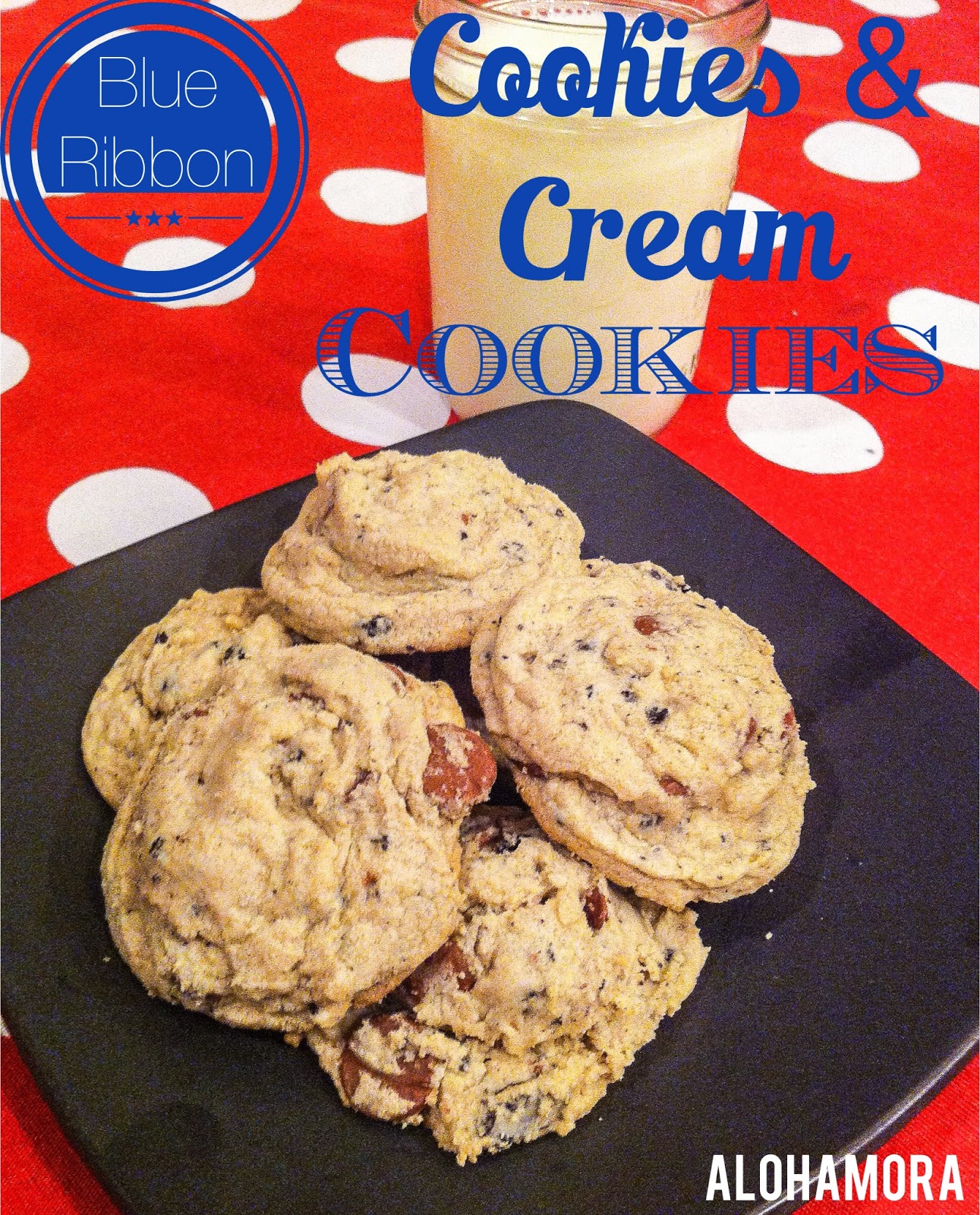 Alohamora Open a Book Blue Ribbon Cookies & Cream Cookies