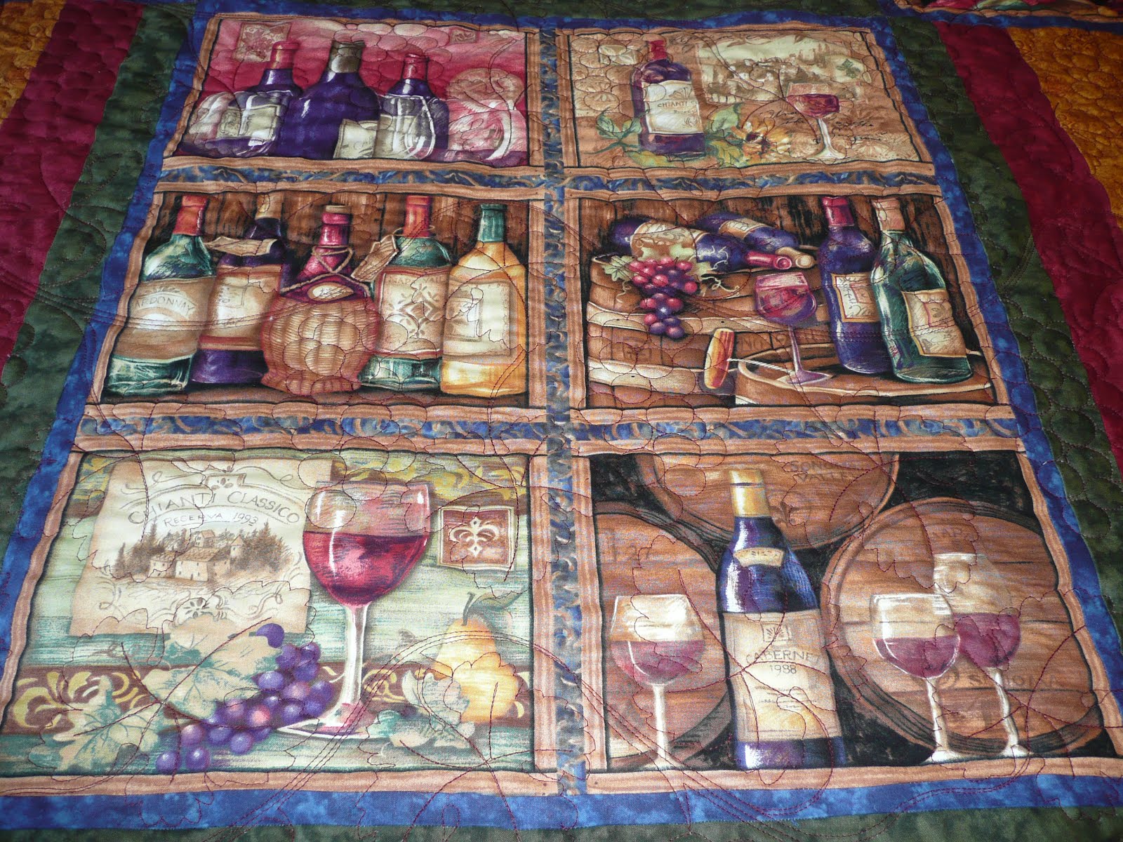 Acorn Ridge Quilting Pat's Wine Country Quilt