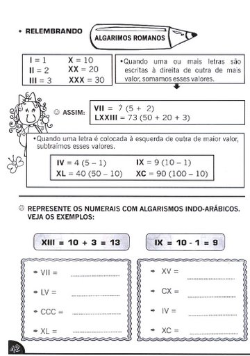 Atividades de adição e subtração para 3 e 4 ano