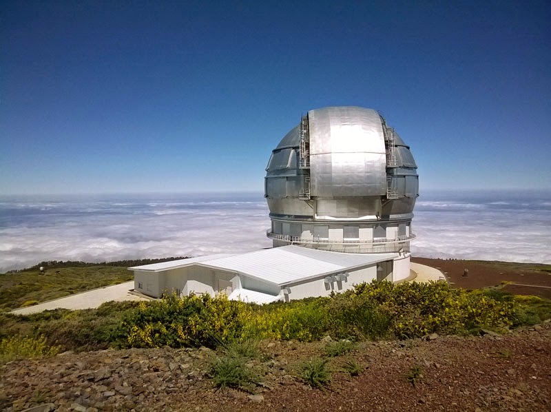 Logroastro Visita al observatorio del Roque de los Muchachos en la