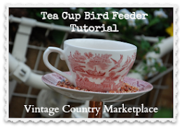 Tea Cup Bird Feeder Tutorial