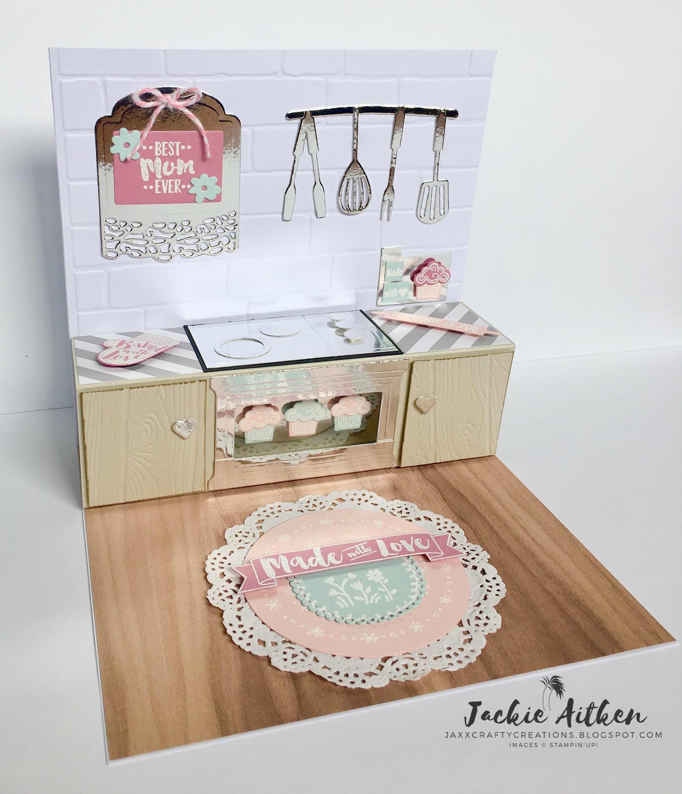 BAKED WITH LOVE KITCHEN CARD TUTORIAL