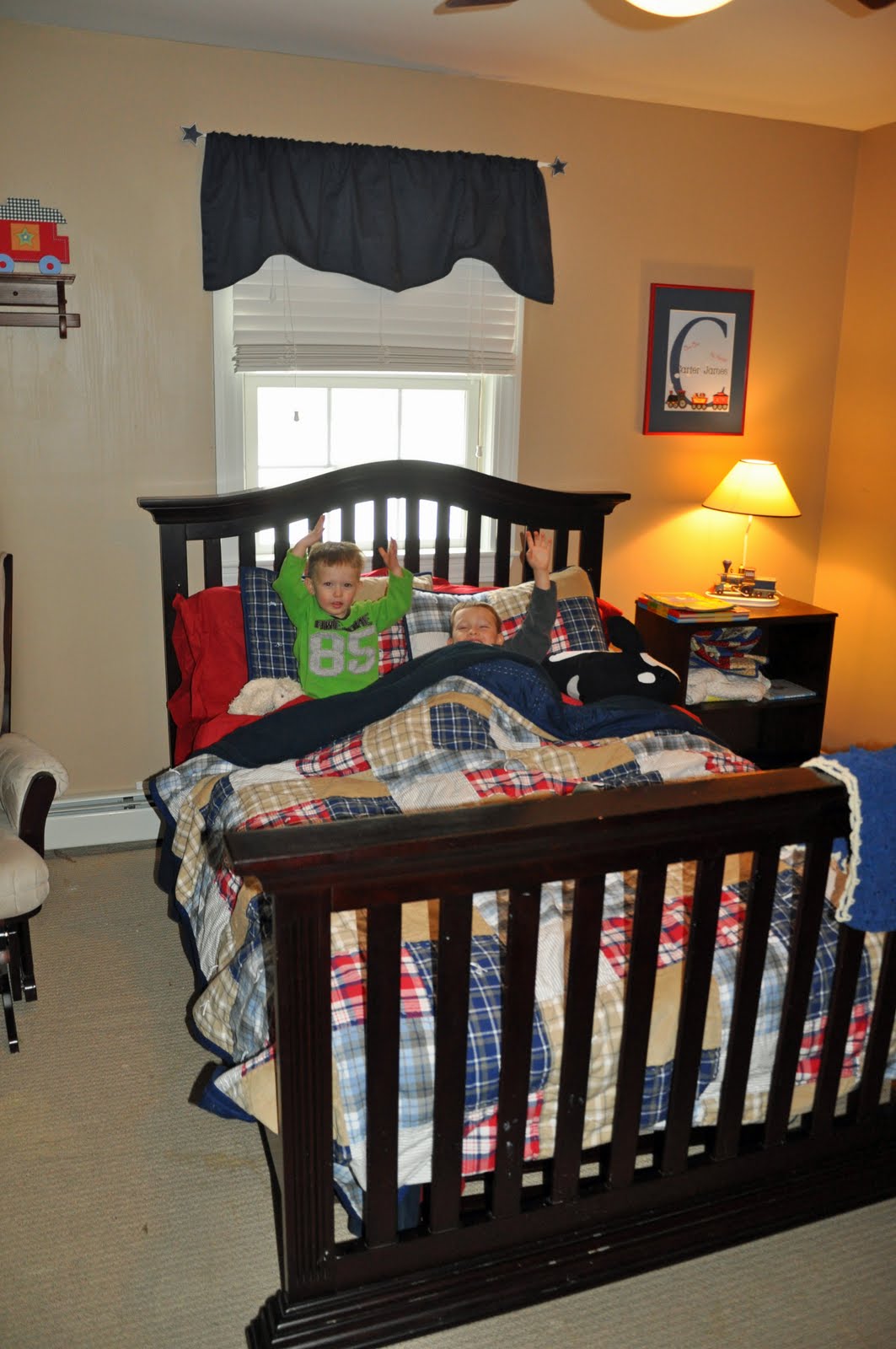 The Seigfrieds Carter's Big Boy Bed!