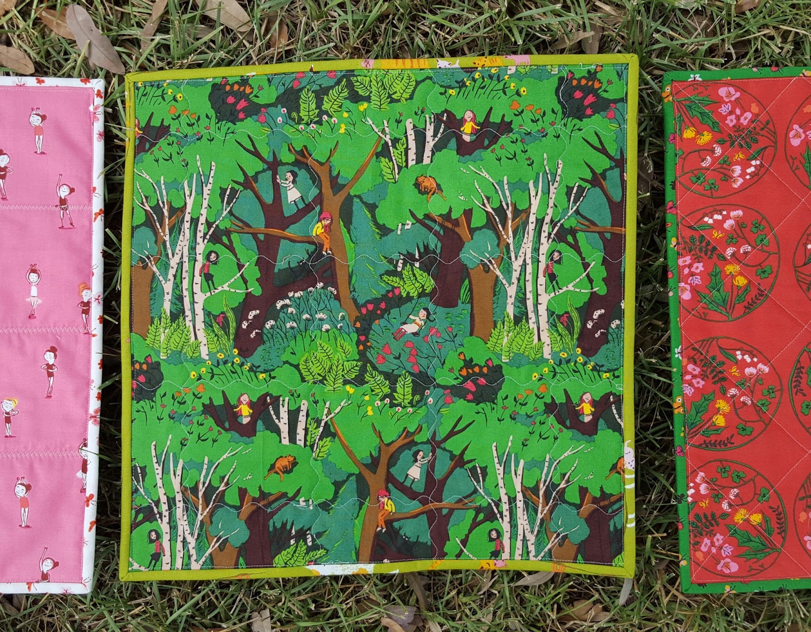 Fabric Mutt Sewing School Tiger Lily Doll Quilts