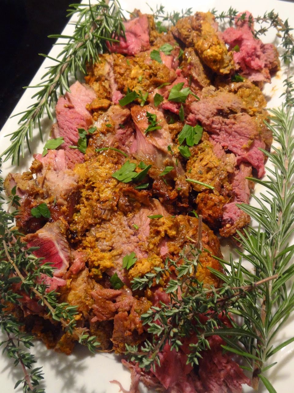 Scrumpdillyicious Oven Roasted IndianSpiced Leg of Lamb