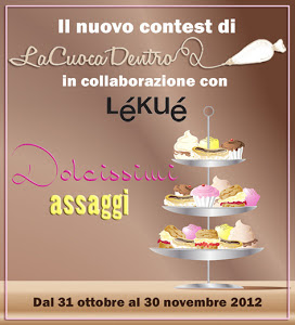 Partecipo al Contest con le scodelline crema e amarena