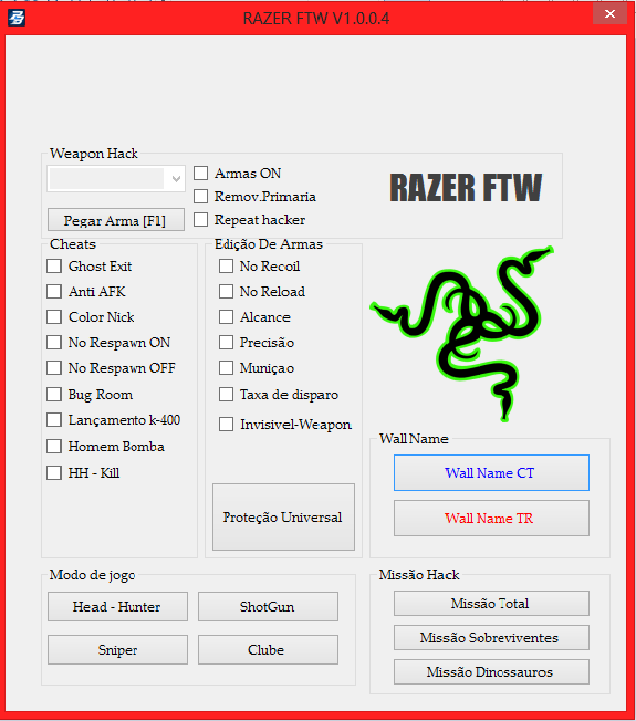 t5KzCos Point Blank Razer Trainer Multihack Oyun Hile Botu indir