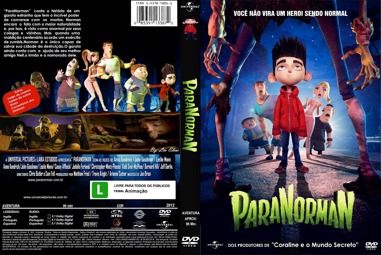 Capas Filmes Animação: Paranorman