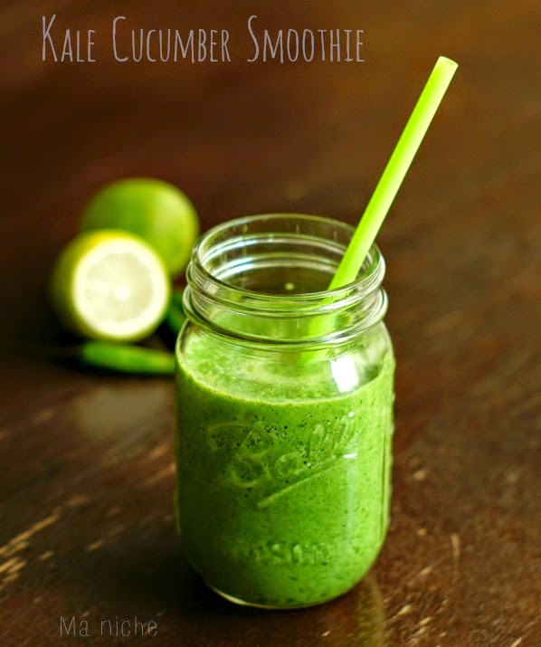 Ma Niche Kale Cucumber Smoothie