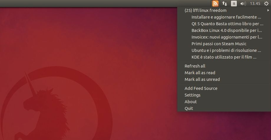 feeder in Ubuntu