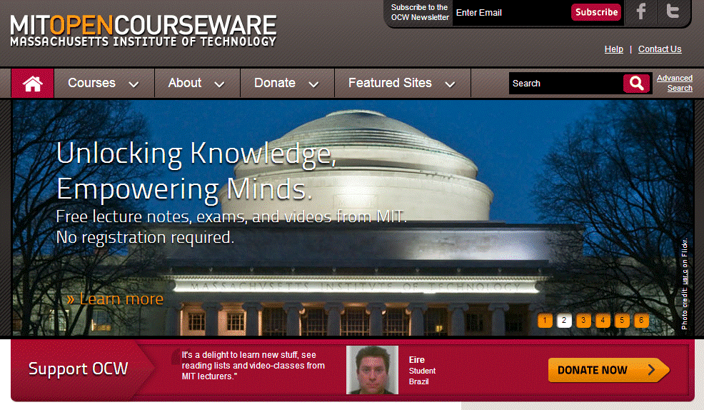 Mit online courses certificate image