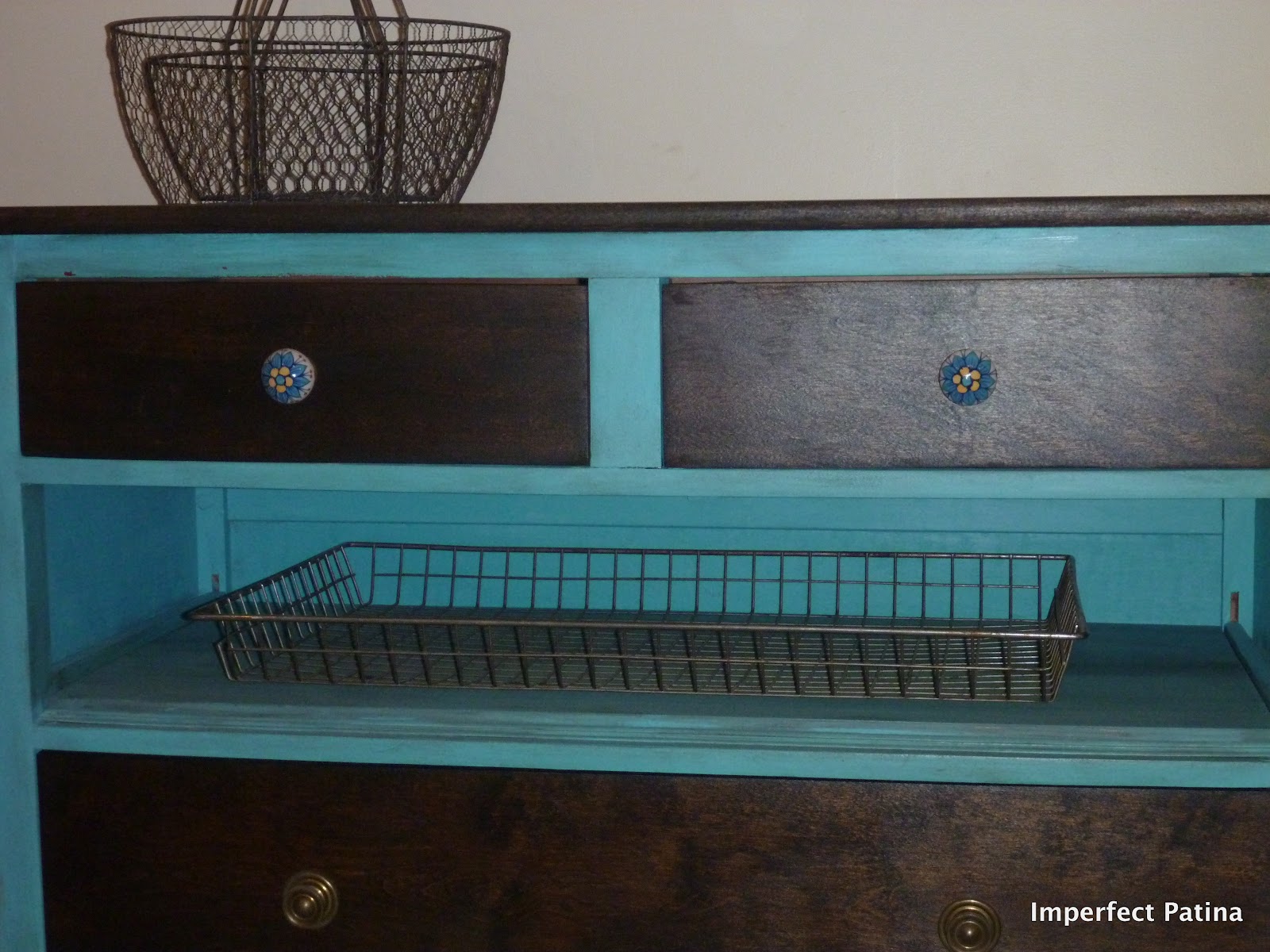 Imperfect Patina Old Spindle Dresser Redo