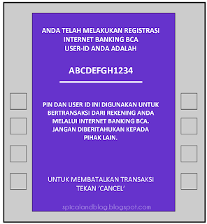 Cara Registrasi Internet Banking KlikBCA di ATM BCA