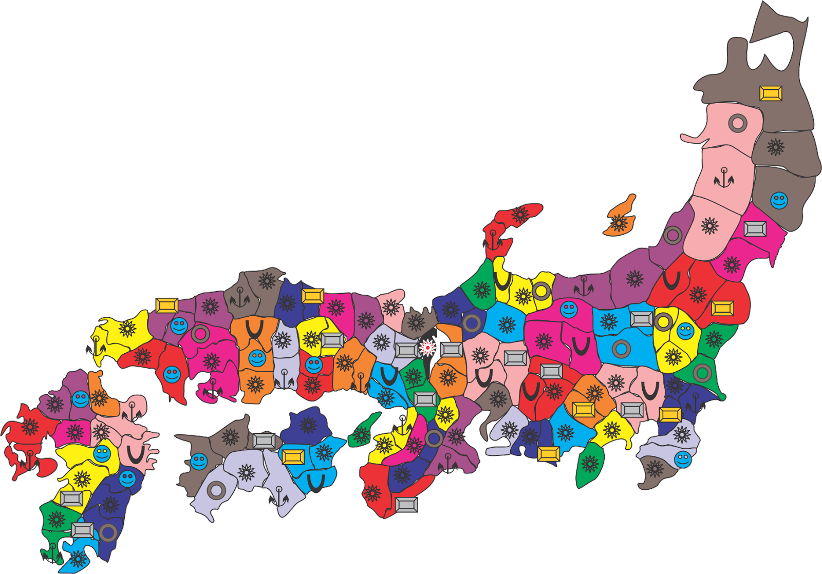 Map Of Japan Sengoku Period - United States Map