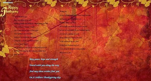 Meaning Military Family Thanksgiving Poem