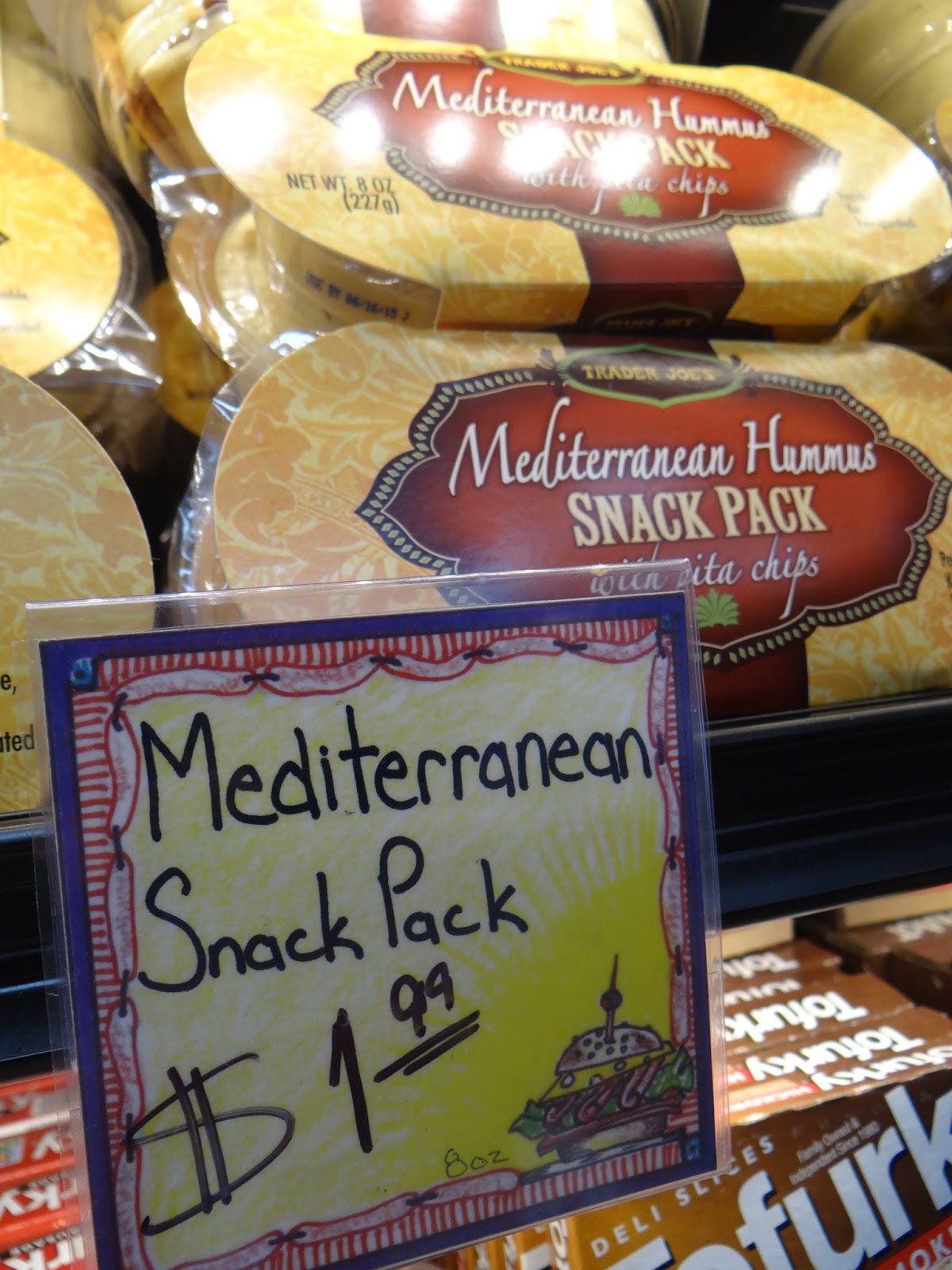 Trader Joe's 365 Day 154 Mediterranean Hummus Snack Pack