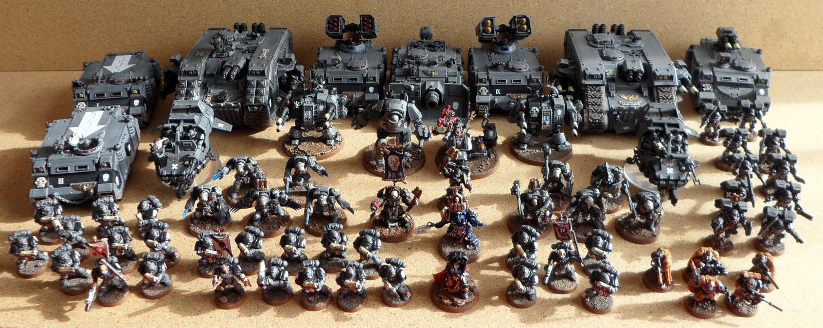 WeeMen Relictors Space Marine Army List 3Way 3500pts