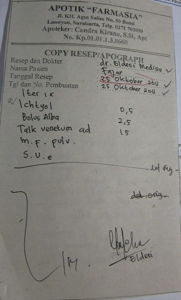 Eldesi Medisa : PULVIS (laporan resmi)