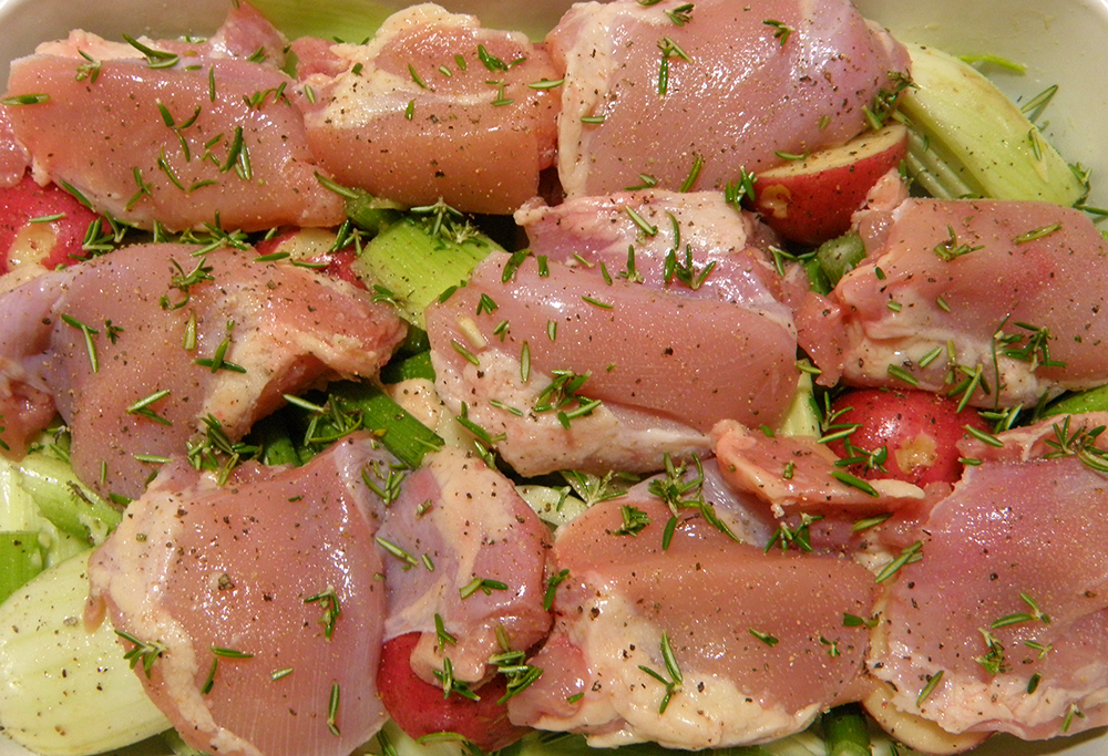 Seasonal Eating Rosemary Chicken with Fennel