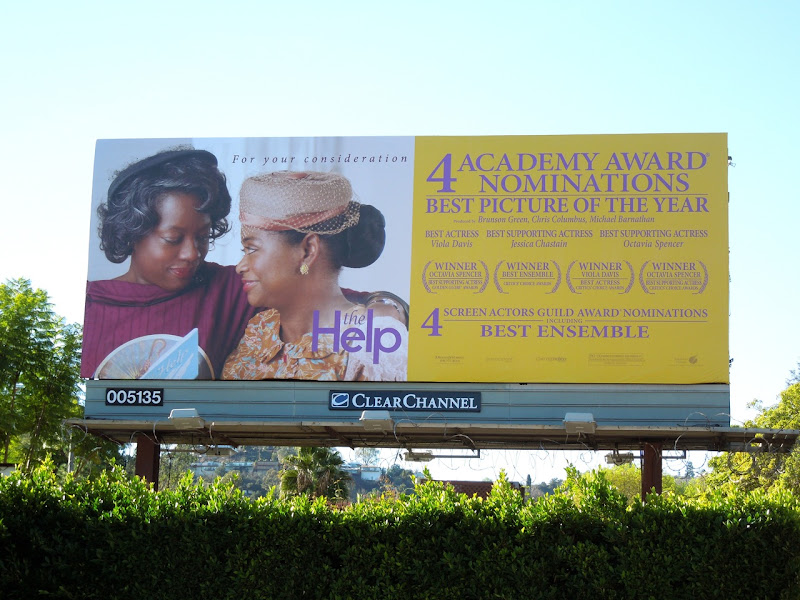 The Help Oscar consideration billboard