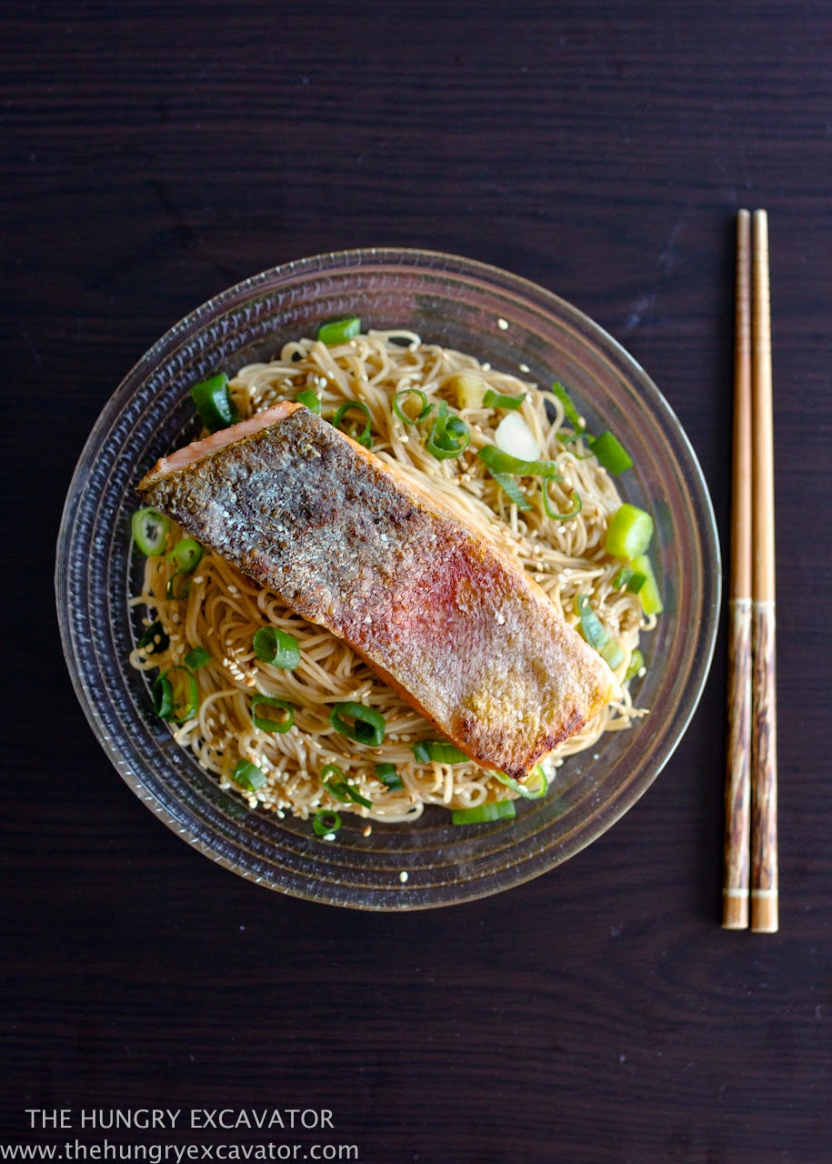 The Hungry Excavator Honey, Soy and Mirin Soba Noodles