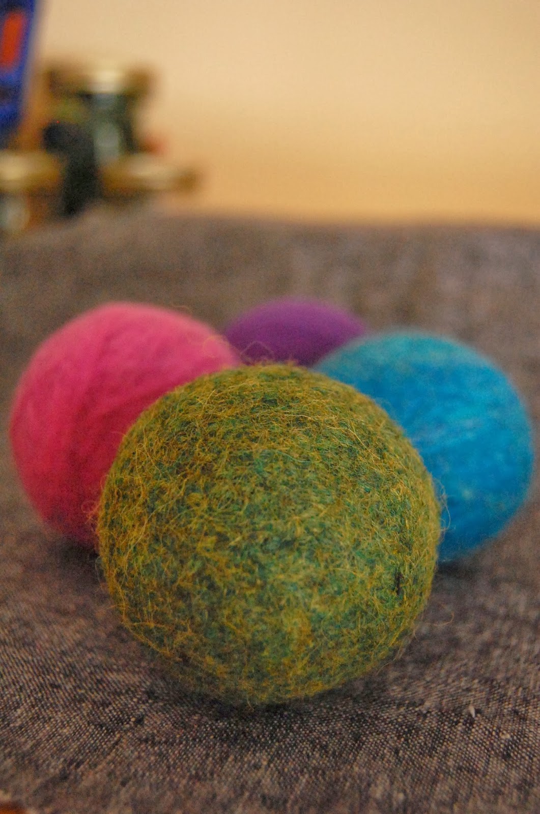 Melissa Loves Color Wool Dryer Balls!