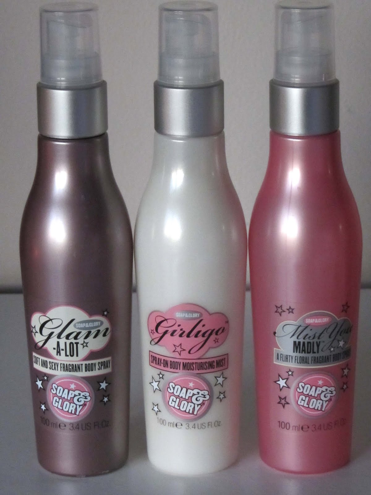 Jassy's Sparkly World Body Spray/Mist's Part 1 SOAP and GLORY