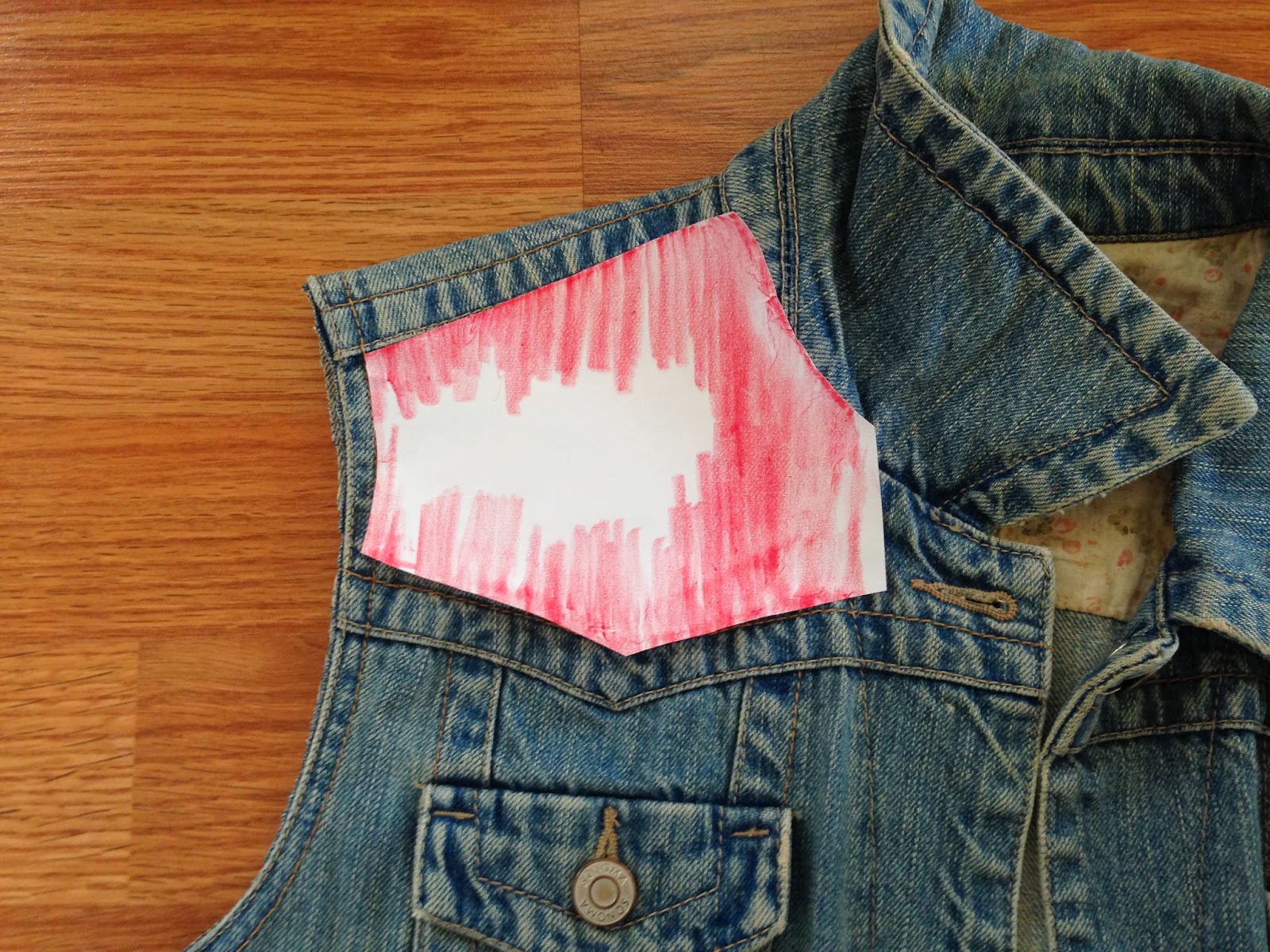 jean jacket with lace bottom