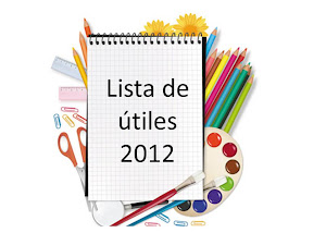 Lista de útiles 2012