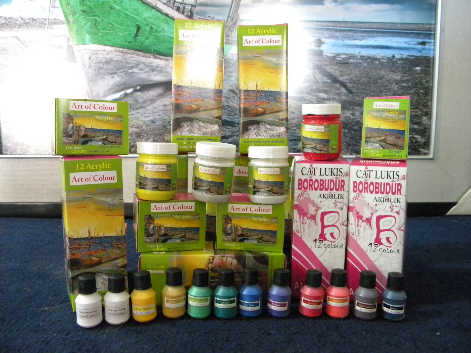 Apa itu Cat Akrilik? Tips Menggunakan Cat Akrilik Art of