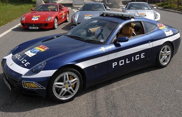 Ferrari 612 Scaglietti is Used as a Police Patrol Car