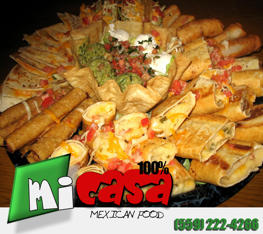Mi Casa 100 Mexican Food Party Trays
