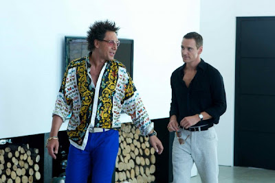 Michael Fassbender and Javier Bardem in THE COUNSELOR