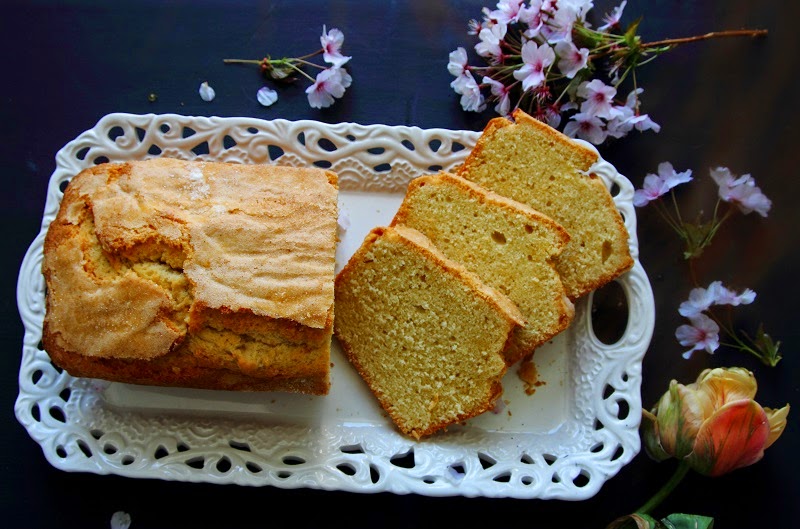 Deb's Dust Bunny Vanilla Loaf Cake
