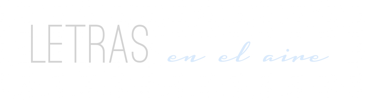 Letras en el aire