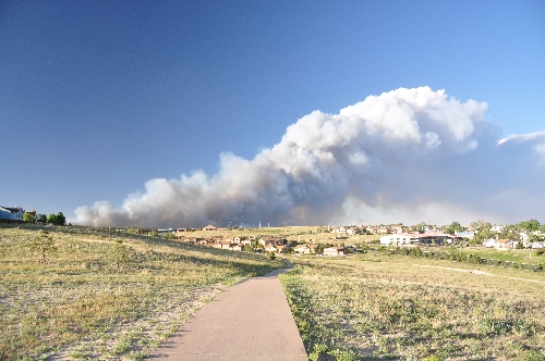 Black forest wildfire June 11 2013 coloradoviews.blogspot.com