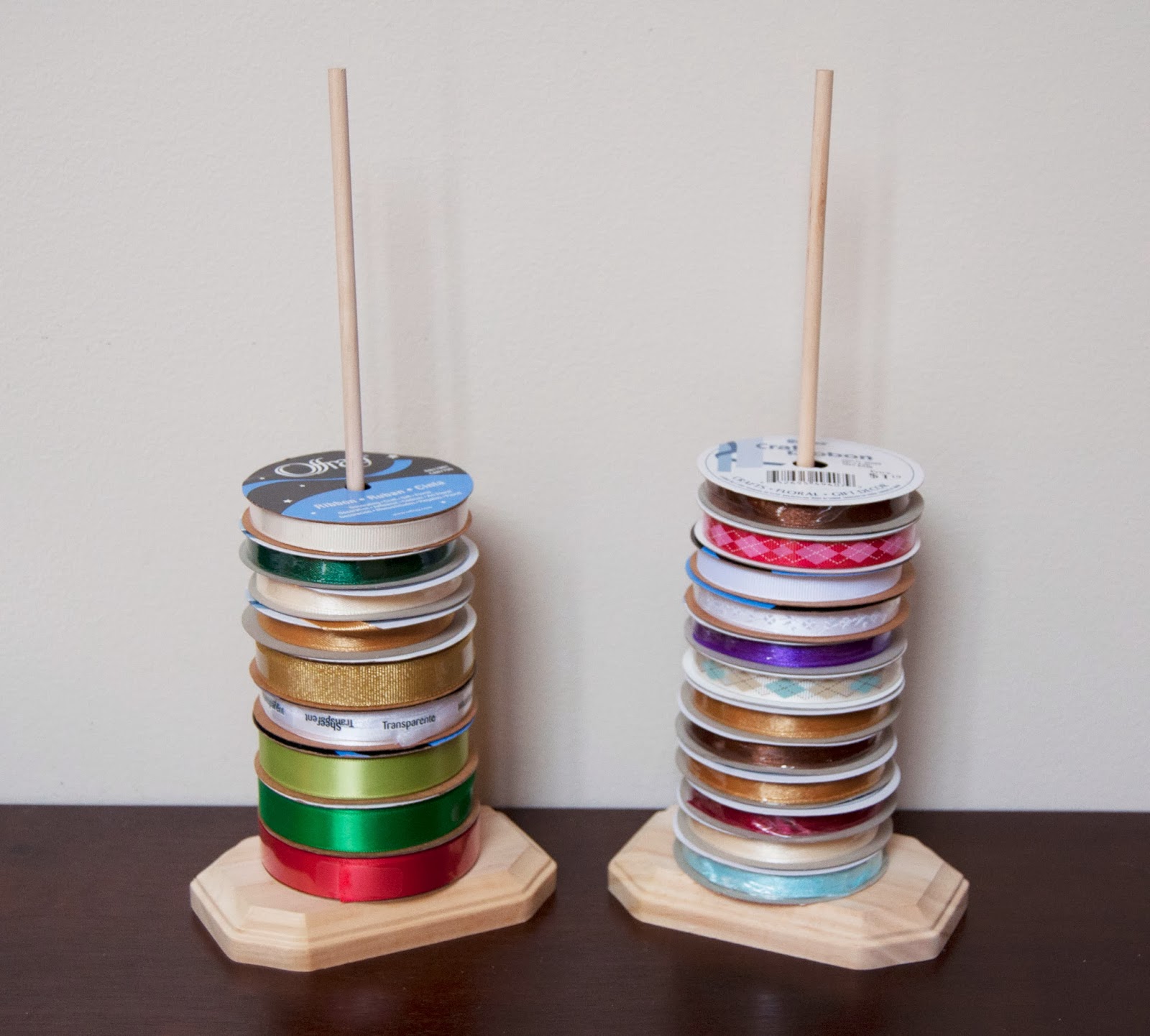 Notes by Sherry DIY Ribbon Storage Tutorial An Inexpensive and Easy Tutorial and Solution to