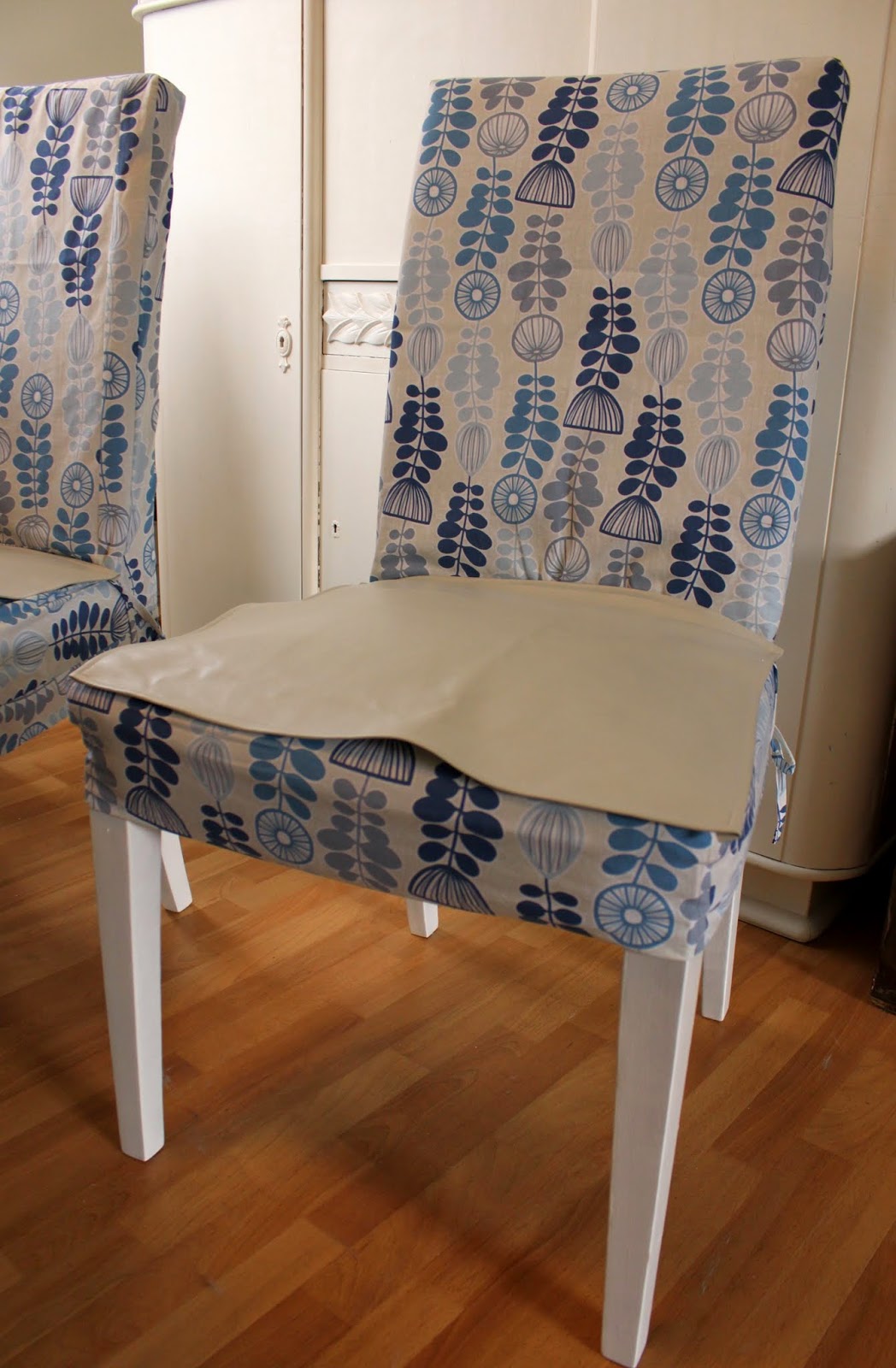 EllenSand Nye trekk til spisestuestolene/New loose covers for my